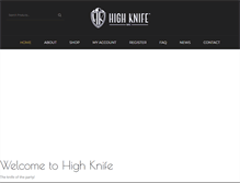 Tablet Screenshot of highknife.com